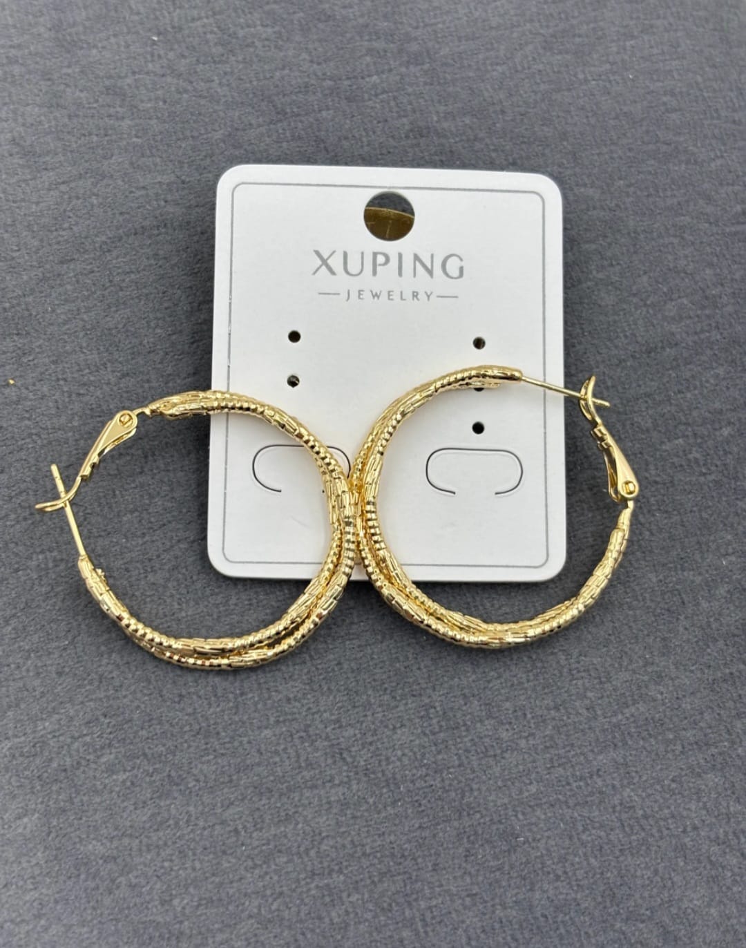 XUPING Küpe - Burgu Detaylı Halka